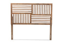 Casol Ash Walnut Queen Size Headboard Baxton
