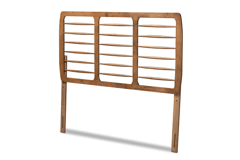 Dalston Ash Walnut Queen Size Headboard Baxton