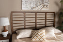 Dalston Ash Walnut King Size Headboard Baxton