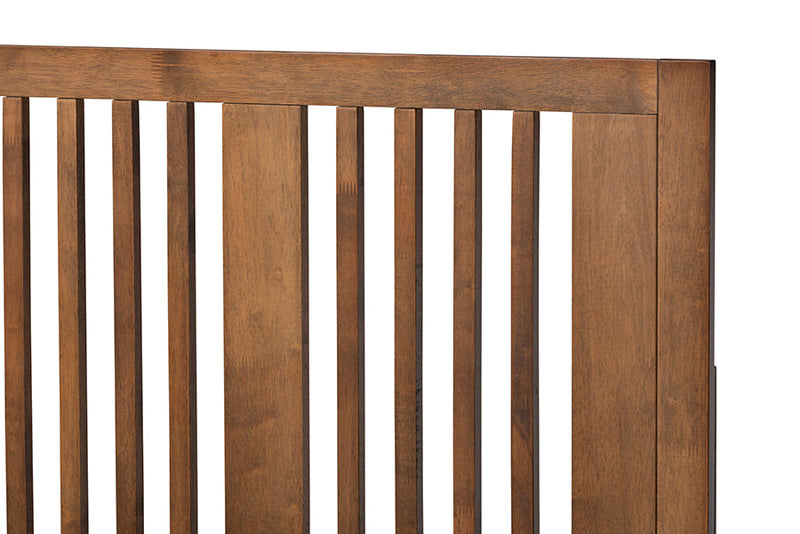 Terrell Ash Walnut Twin Size Platform Bed Baxton