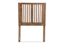 Estelle Ash Walnut Twin Size Headboard Baxton