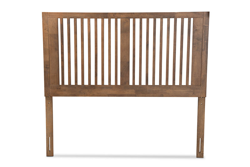Estelle Ash Walnut Full Size Headboard Baxton