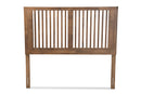 Estelle Ash Walnut King Size Headboard Baxton