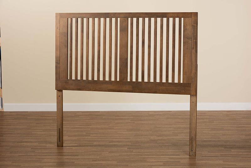 Estelle Ash Walnut Full Size Headboard Baxton