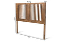 Estelle Ash Walnut Full Size Headboard Baxton