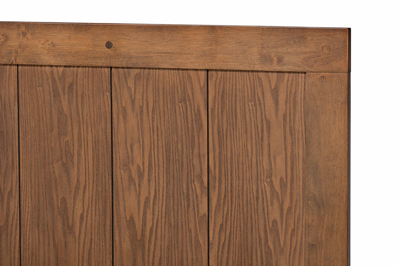 Tarana Ash Walnut Twin Size Platform Bed Baxton