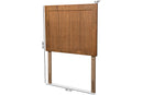 Melody Ash Walnut Twin Size Headboard Baxton