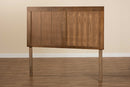 Melody Ash Walnut King Size Headboard Baxton