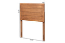 Eren Walnut Brown Twin Size Headboard Baxton