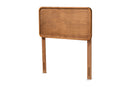 Wina Walnut Brown Twin Size Headboard Baxton