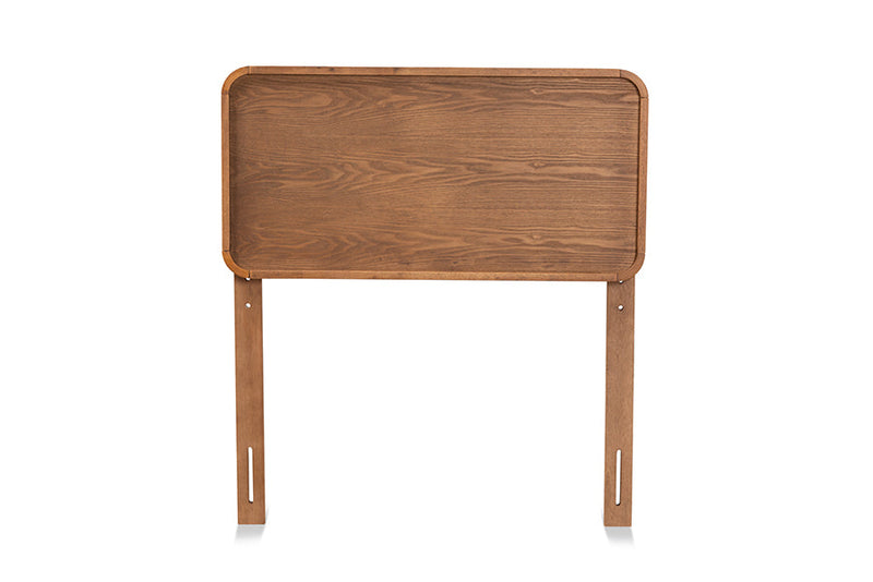 Wina Walnut Brown Twin Size Headboard Baxton