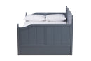 Norwich Gray Full Size Daybed w/Twin Size Trundle Baxton