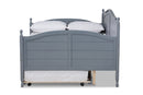 Geoffrey Gray Full Size Daybed w/Roll-out Trundle Bed Baxton