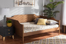 Ansa Walnut Brown Full Size Daybed Baxton