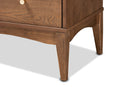 Quincia Ash Walnut 4-Drawer Chest Baxton