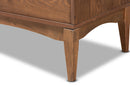 Quincia Ash Walnut 6-Drawer Dresser Baxton