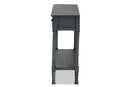 Thea Gray 3-Drawer Entryway Console Table Baxton