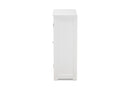 Jeanette White 4-Drawer Bathroom Storage Cabinet Baxton
