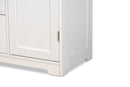Jeanette White 4-Drawer Bathroom Storage Cabinet Baxton
