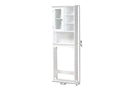 Jona White Over the Toilet Bathroom Storage Cabinet Baxton