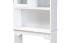 Jona White Over the Toilet Bathroom Storage Cabinet Baxton