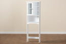 Jona White Over the Toilet Bathroom Storage Cabinet Baxton