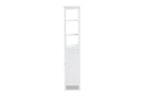 Lalo White Bathroom Storage Cabinet Baxton