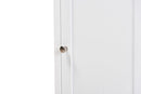 Lalo White Bathroom Storage Cabinet Baxton