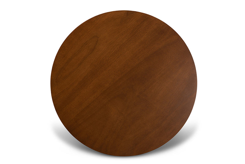Manhattan Modern and Contemporary Walnut Brown Finished Wood 5-Piece Dining Set