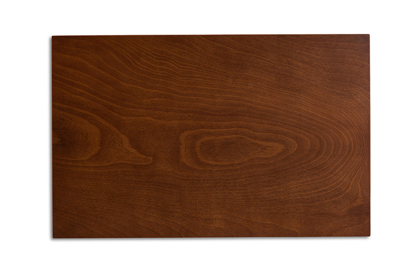 Kim Modern and Contemporary Walnut Brown Finished Wood 5-Piece Dining Set