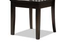Athena Dark Brown 2Pc Dining Chair Set Baxton