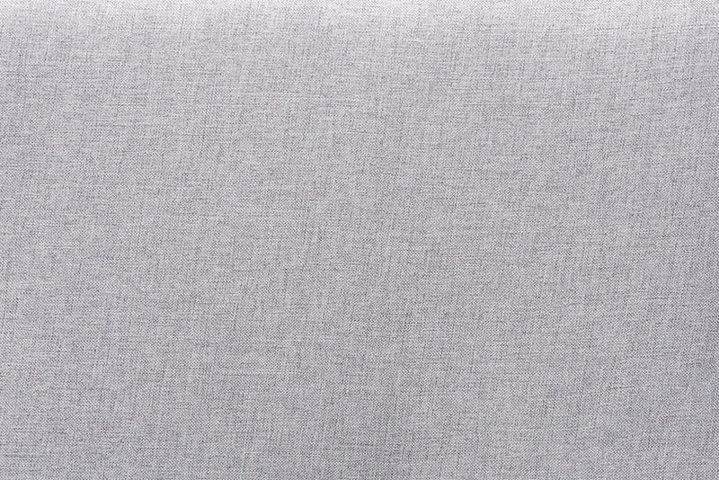Colorado Light Gray Fabric Upholstered and Walnut Brown Queen Size Headboard Baxton