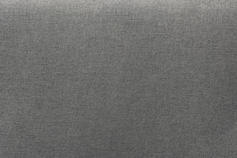 Holden Dark Gray Fabric Walnut Brown Twin Size Platform Bed Baxton