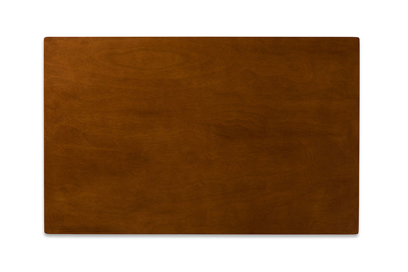 Floriane Walnut Brown 5-Piece Dining Set Baxton