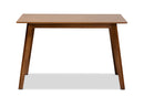 Riva Walnut Brown Dining Table Baxton