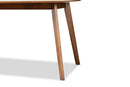 Riva Walnut Brown Dining Table Baxton