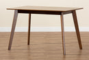 Riva Walnut Brown Dining Table Baxton