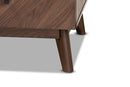 Leryn Walnut Brown Coffee Table Baxton