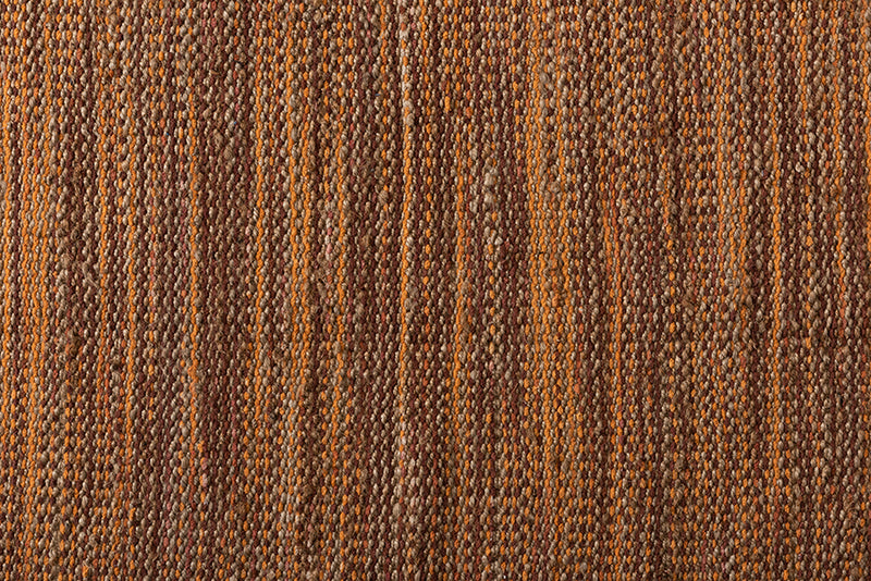 Cronin Modern and Contemporary Rust Handwoven Hemp Blend Area Rug