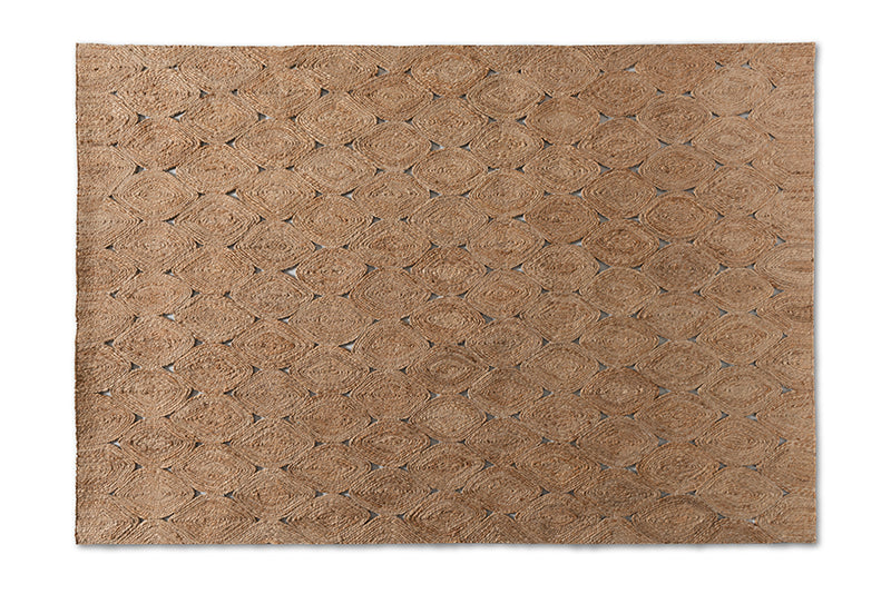 Saffi Modern and Contemporary Handwoven Hemp Area Rug