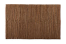 Maya Natural Handwoven Leather Blend Area Rug Baxton