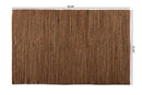 Maya Natural Handwoven Leather Blend Area Rug Baxton