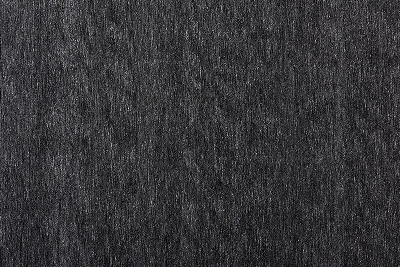 Laverick Modern and Contemporary Dark Gray and Black Handwoven Wool Blend Area Rug