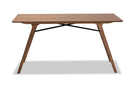 Ernest Walnut Brown Dining Table Baxton