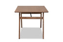 Ernest Walnut Brown Dining Table Baxton