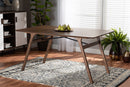 Ernest Walnut Brown Dining Table Baxton