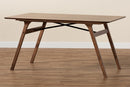 Ernest Walnut Brown Dining Table Baxton
