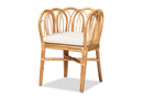 Graham Natural Finished Rattan Dining Chair Baxton