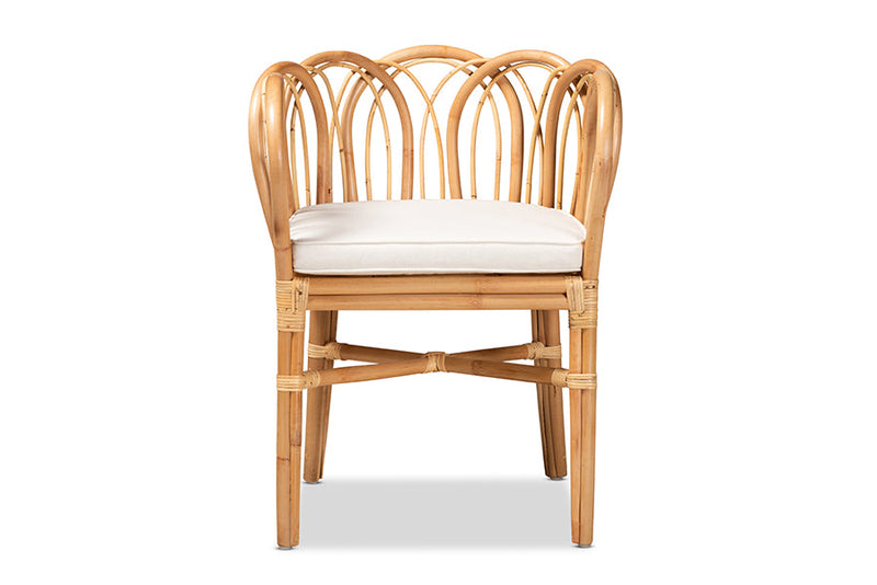 Graham Natural Finished Rattan Dining Chair Baxton