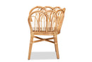 Graham Natural Finished Rattan Dining Chair Baxton